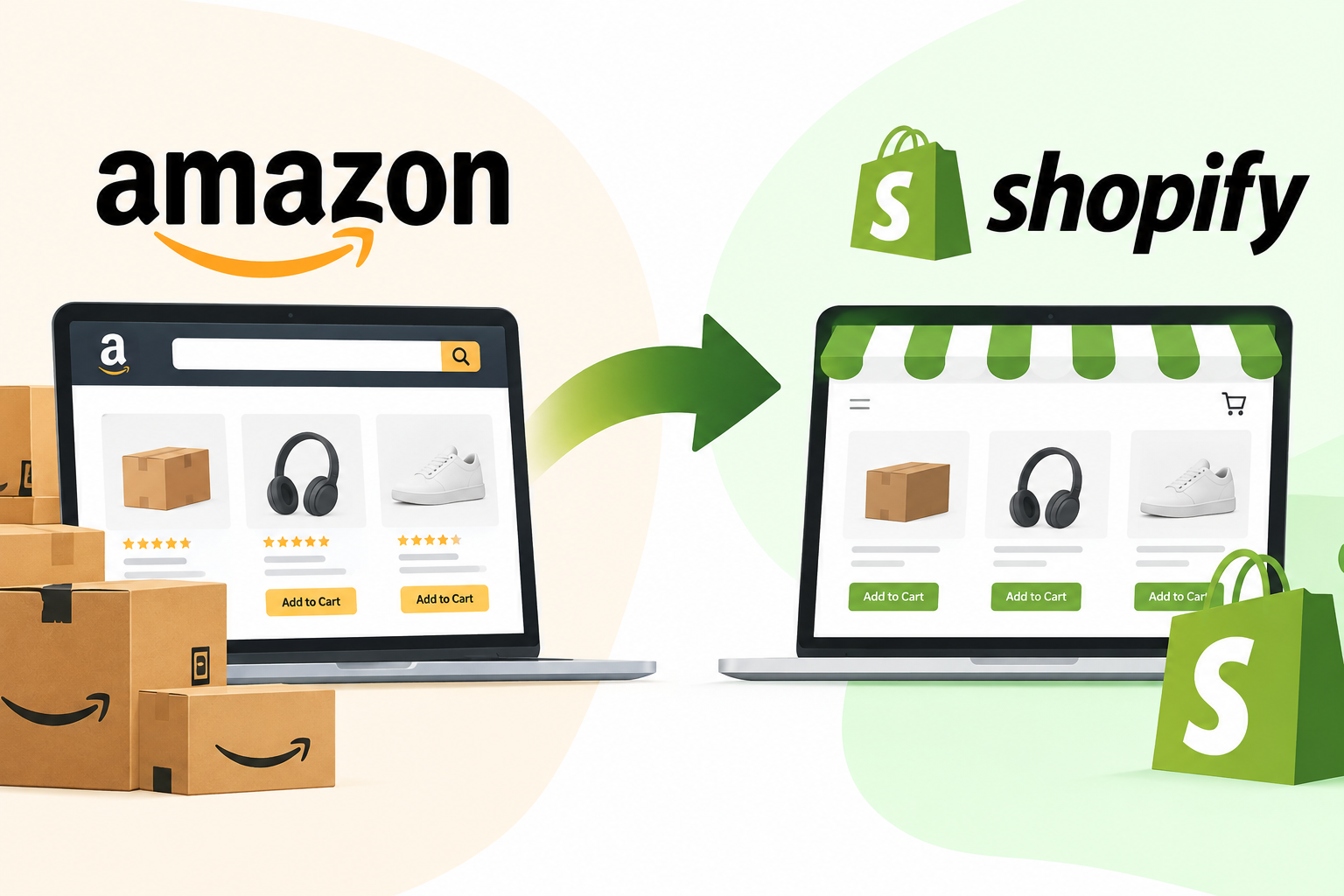 Amazon to Shopify